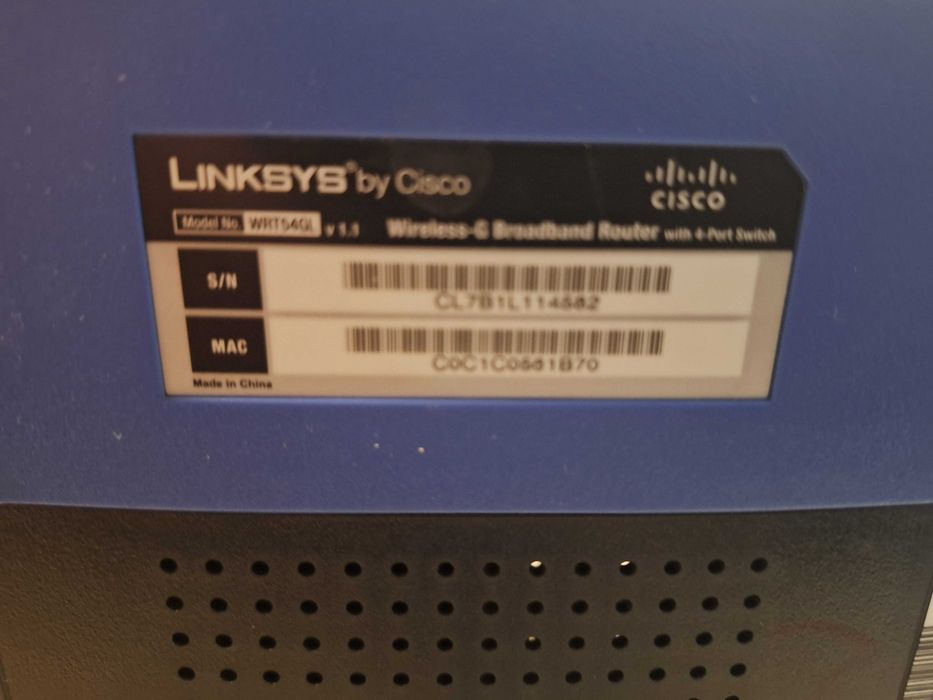 Modem bezprzewodowy Lynksys WRT54GL