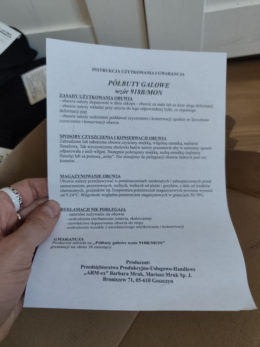 półbuty galowe błyszczące wojskowe 818B
