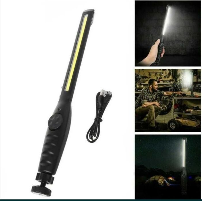 Фонарь аккумуляторный регулировка яркости магнит bl821 ліхтар