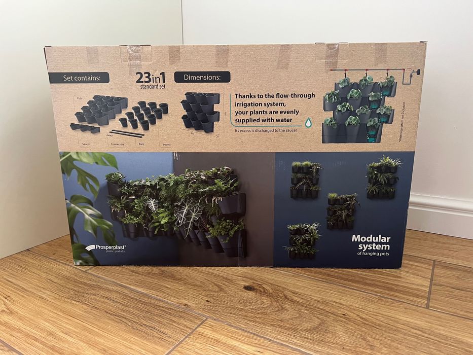 Doniczki kwietnik ogród wertykalny 12 szt. Cascade Wall z Leroy Merlin