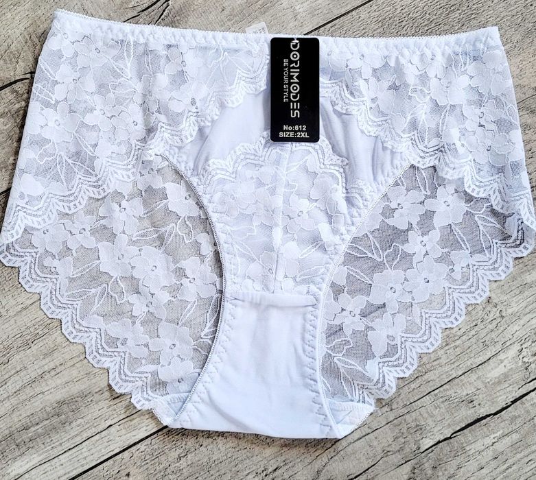 Dorimodes majtki białe koronkowe 2XL nowe