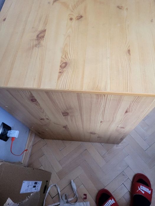 Drewniane biuro do prace