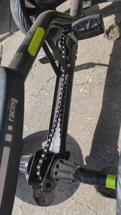 Gokart czarny do naprawy