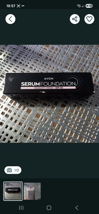 Avon podkład serum Light Ivory 140P
