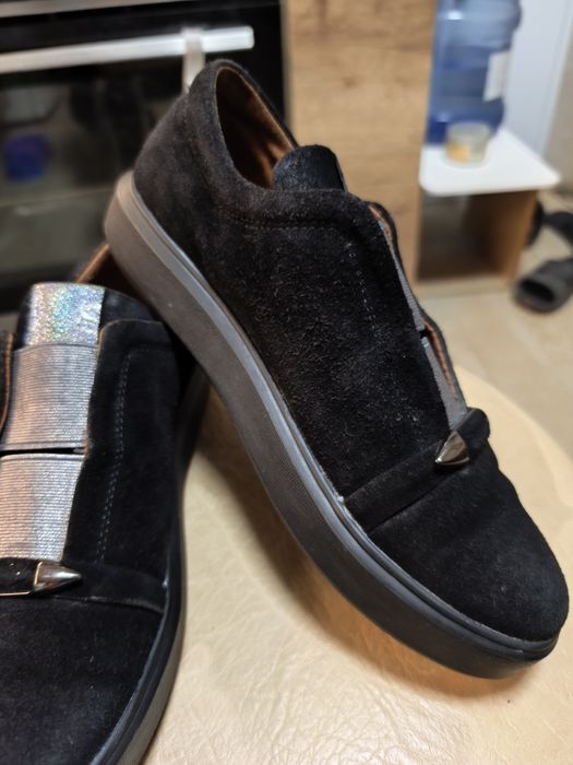 Туфлі мешти 37 розмір замша