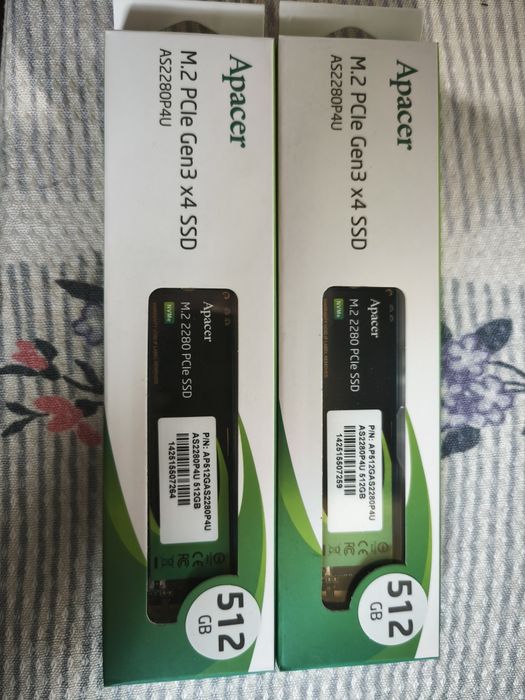 Накопичувач SSD M.2 2280 512GB Apacer (AP512GAS2280P4U-1)