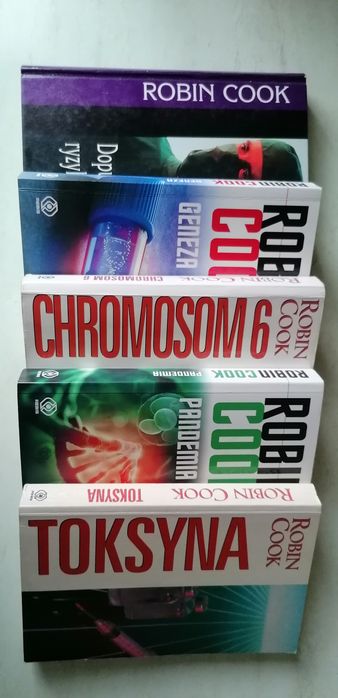 "Toksyna" Robin Cook książka thriller medyczny