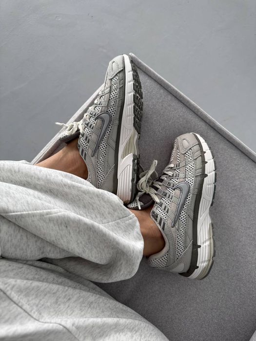 Кросівки Кроссовки NIKE P-6000 Grey White Серый Белый Сірий Білий Кросовки демісезон