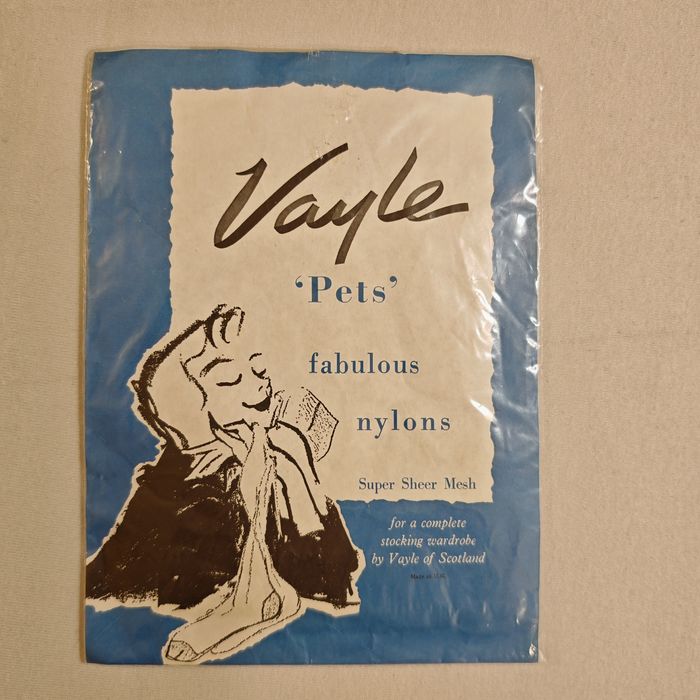 Pończochy nylonowe FF do pasa Retro Vintage