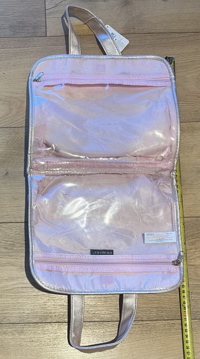 Torebka różowa Primark na kosmetyki i drobiazgi i notesik JEDNOROŻEC