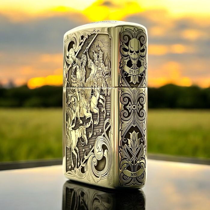 Нова оригінальна запальничка Zippo Armor Four Horsemen of