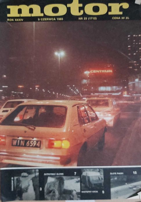 Czasopismo MOTOR unikat! Nr 23/1985