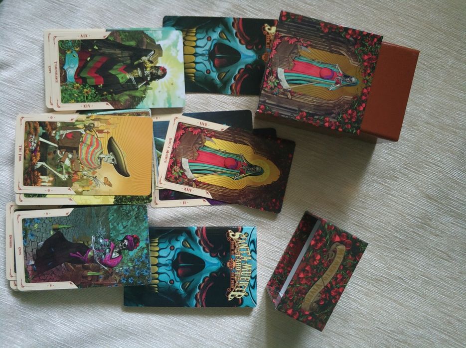 Таро Santa Muerte Lo Scarabeo Таро Святой Смерти Оригинал