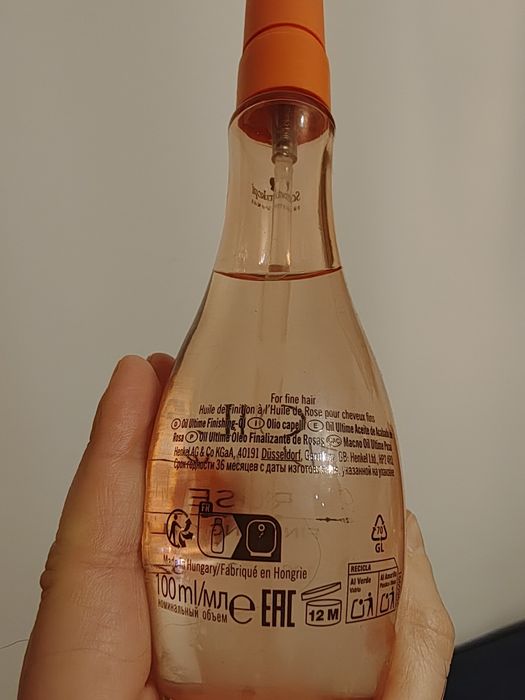 Olejek różany do włosów Schwarzkopf