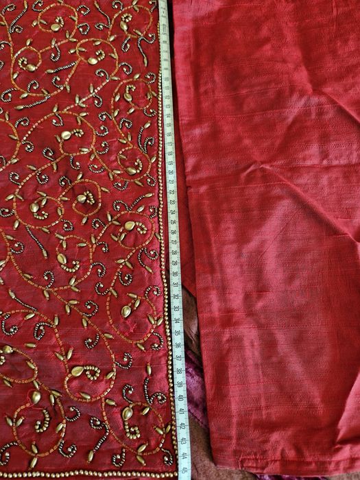 Cortina e capas de almofada