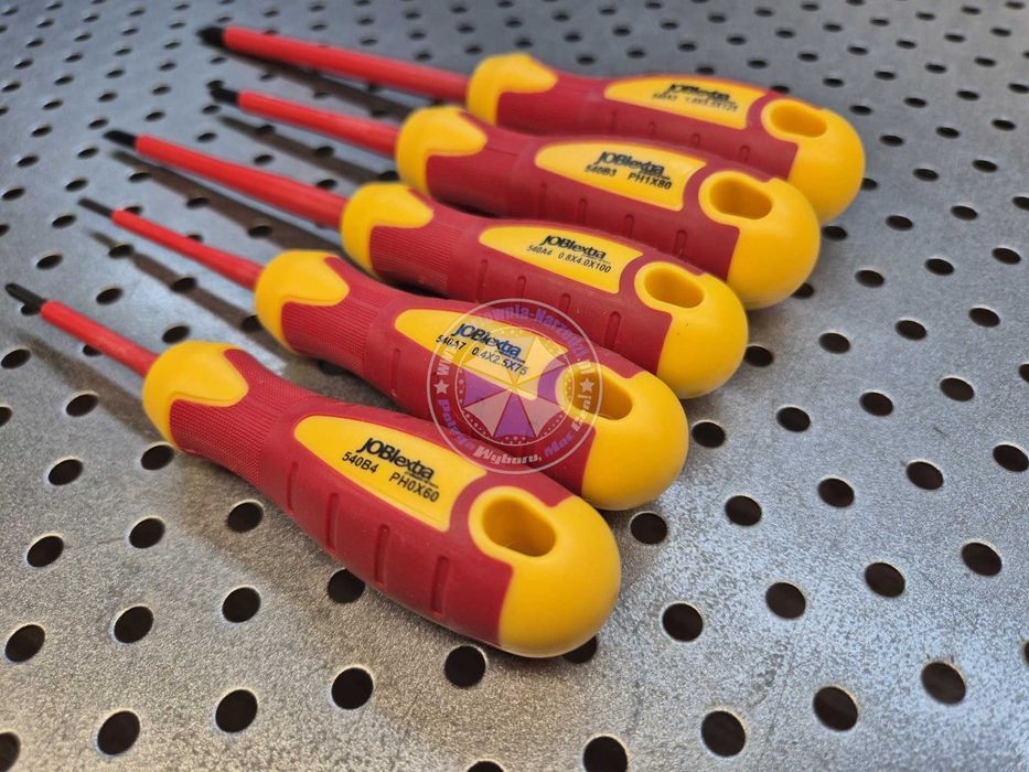 Wkrętaki izolowane 5-el. VDE 1000V śrubokręty izolowane dla elektryka