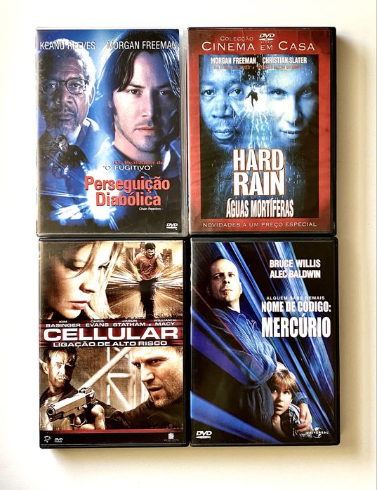 Conjunto 4 DVDs / Como novos