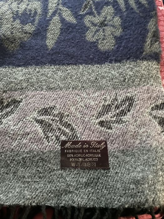 Шалик теплий сіро- фіолетового кольору