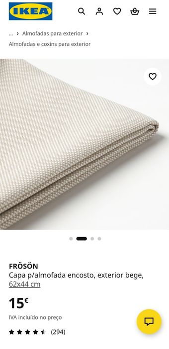 Capas p/ almofada de exterior FROSJON