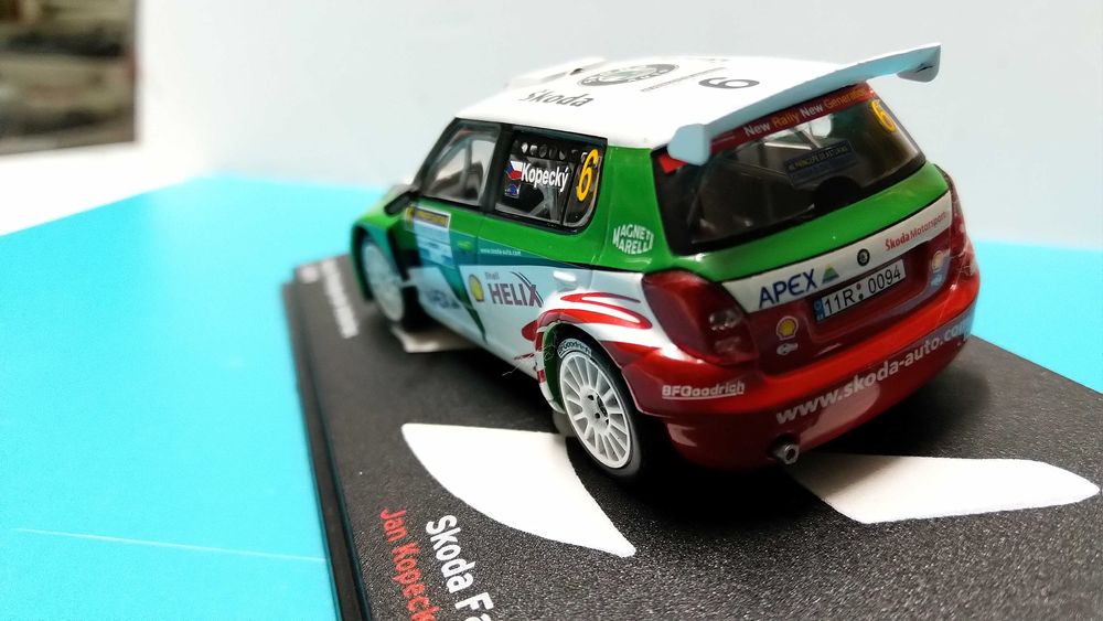 Skoda Fabia S2000 #6: Winner Rally Príncipe Astúrias 2009, Altaya 1/43