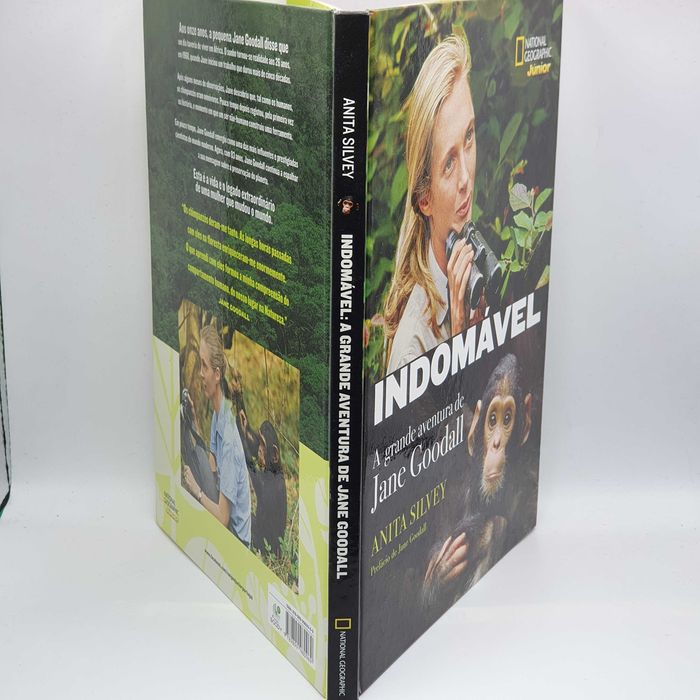 Livro Ref-PAR4- Anita Silvey - Indomável: Grande Aventura de J.Goodall