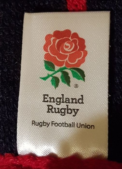 Szalik z meczu rugby Anglia vs Francja