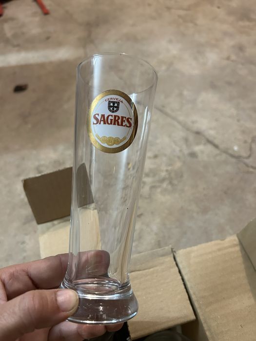 6 copos imperial Sagres 20cl