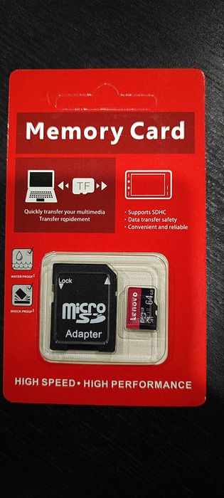 Cartão de memória 64Gb
