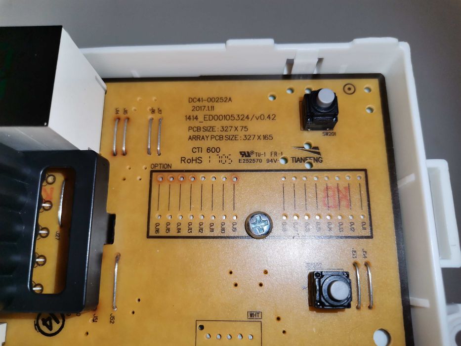 Módulo Samsung ecobubble retirado de WW70J5355MW
