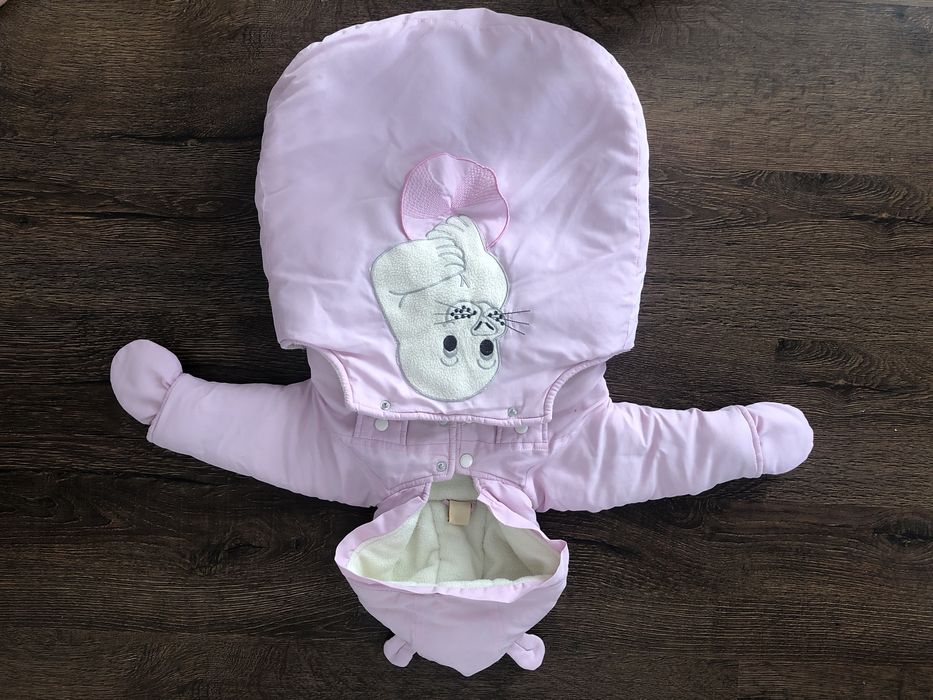 Теплий зимовий комбінезон