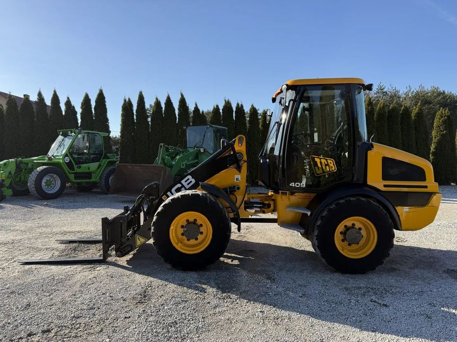JCB 409 / WERSJA 40 KM/H / BOGATO WYPOSAŻONA / PIĘKNIE UTRZYMANA / ORYGINAŁ / BEZ DPF I ADBLUE / ZADBANA / SPROWADZONA Z NIEMIEC / SILNA / 407 408 406 60 70 M 506 509  Ładowarka Liebherr Volvo CAT Kramer L30 L35 908 907 320 318 750 850