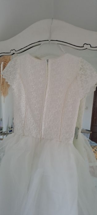 Vestido Cerimónia 5 Anos Tule Bordado