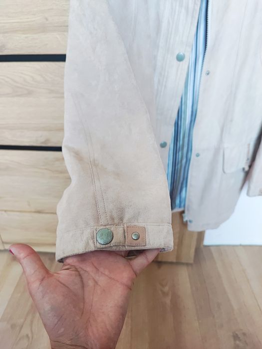 Kurtka damska przejściowa XL jesień zamszowa Basic Plus size