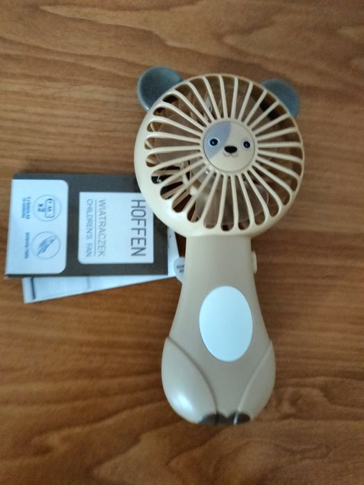 Wentylator Hoffen mini wiatrak wiatraczek dla dziecka piesek na lato