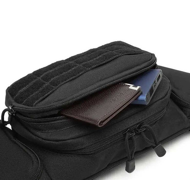Bolsa Táctica de Cintura Impermeável para Moto
