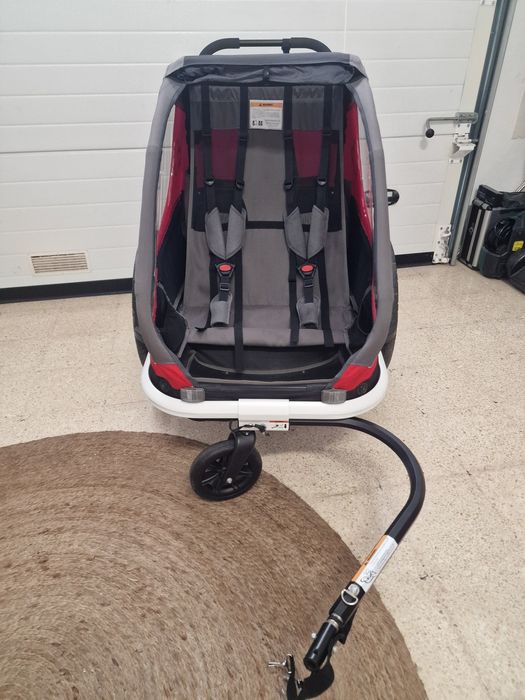 Atrelado / Reboque de Bicicleta HAMAX IXPLORER Vermelho
