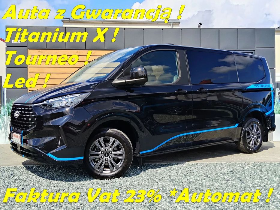 Ford Tourneo Custom 2.0Tdci 136Km*Titanium*Sport*Automat*9 Osób*3xKlima*Fvat23%*Gwarancja