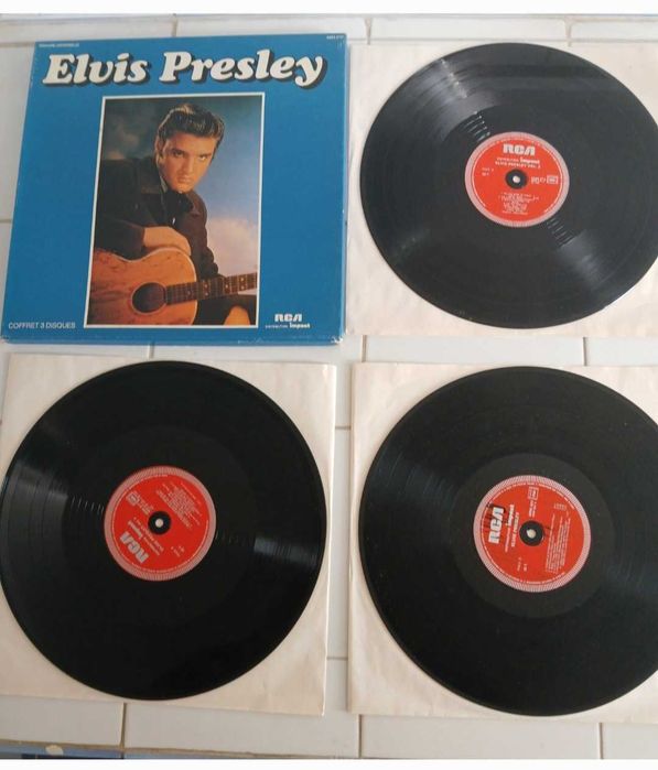 Elvis Presley - Box 3x LP
Caixa Capa Dura