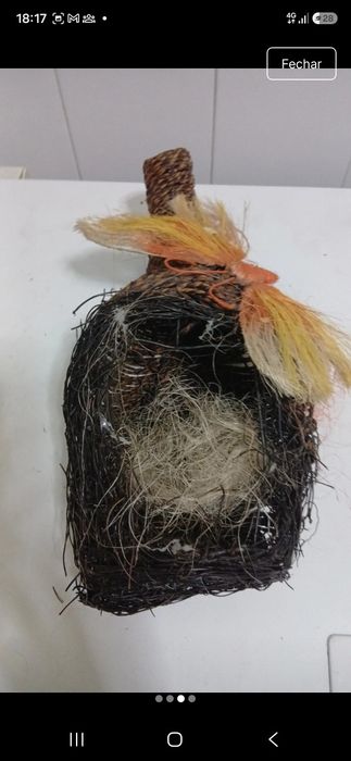 Cesta com borboleta