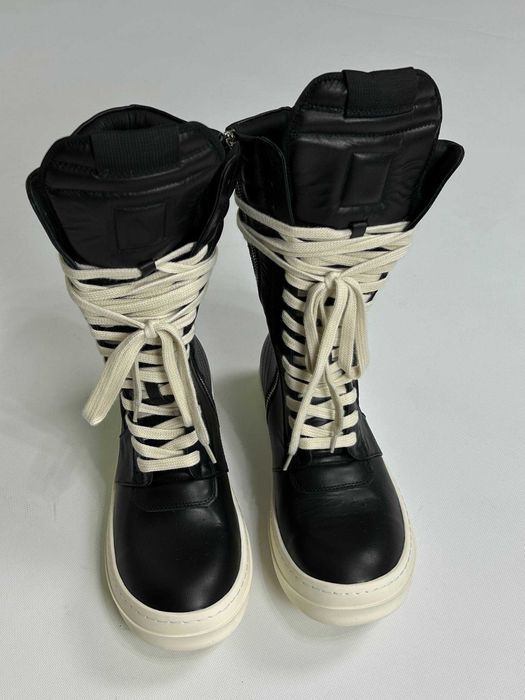 Rick Owens CargoBasket кеди кеды ботинки geobasket чорні черные 42 43