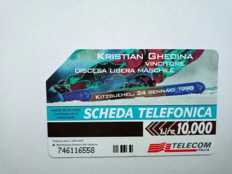 Kristian Ghedina [włoska karta telefoniczna]
