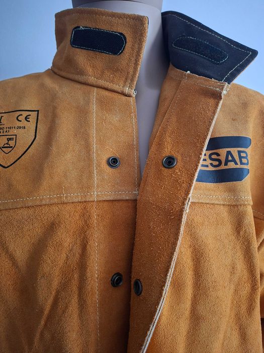 Bluza robocza spawalnicza skórzana trudnopalna ESAB r. XL