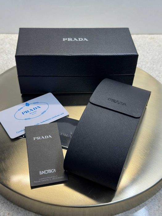 Prada PR 17WS Symbole чорні з білим / Окуляри Прада оригінал