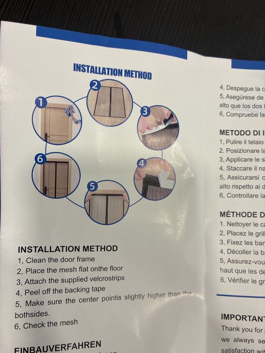 2 kits de redes mosquiteiras magnéticas para portas