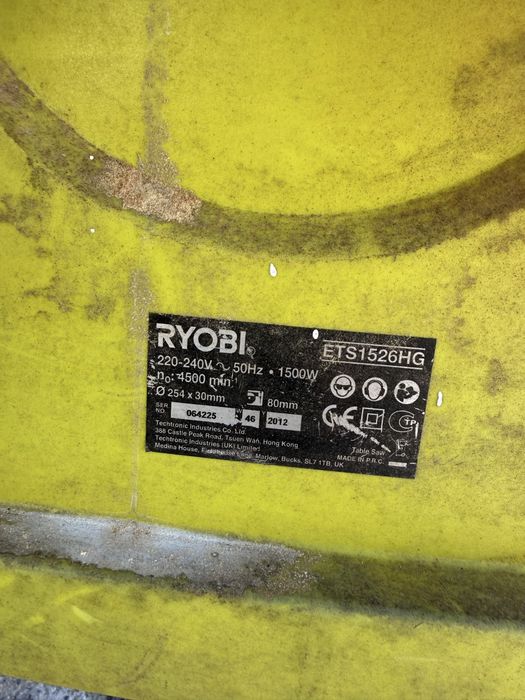 Serra de Bancada Ryobi ETS1526HG