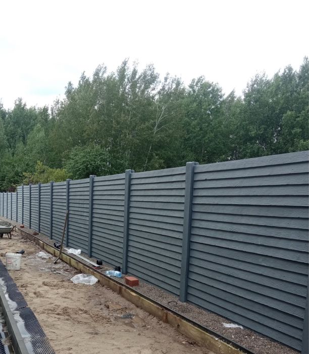 Бетонна огорожа стовпчики доставка