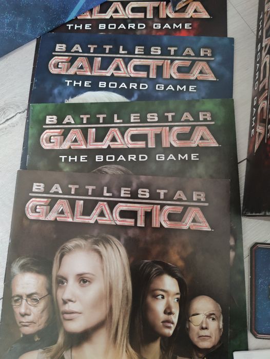 Rezerwacja. Battlestar Galactica board game gra planszowa pełen zestaw, insert