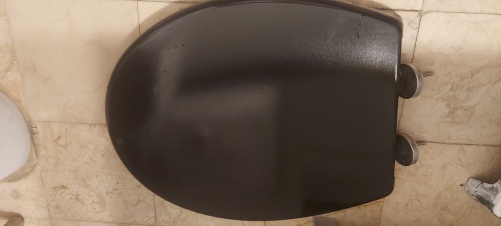 vendo tampa sanita cor preta