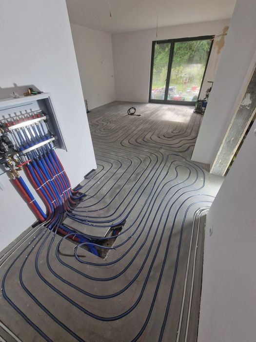 Frezowanie posadzki pod ogrzewanie podłogowe