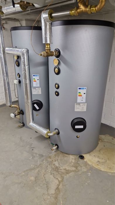 Bufor / zbiornik buforowy nierdzewny 490L – RUDERT RET 500-1 1HL